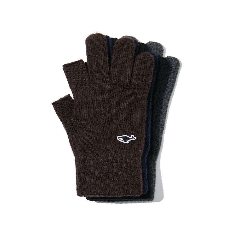 BASIC THUMB-INDEX FINGER KNITTED GLOVES - 4 COLORS